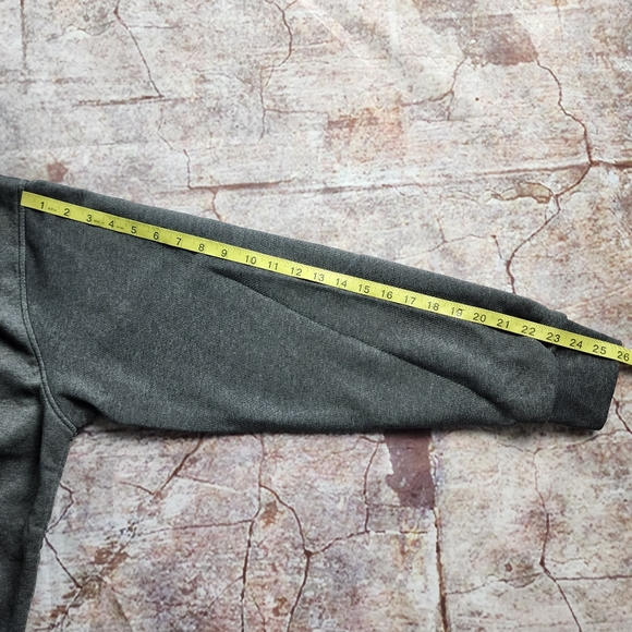 XXL Casual Grey Full Zip Lightweight Hoodie - Picture 8 of 10